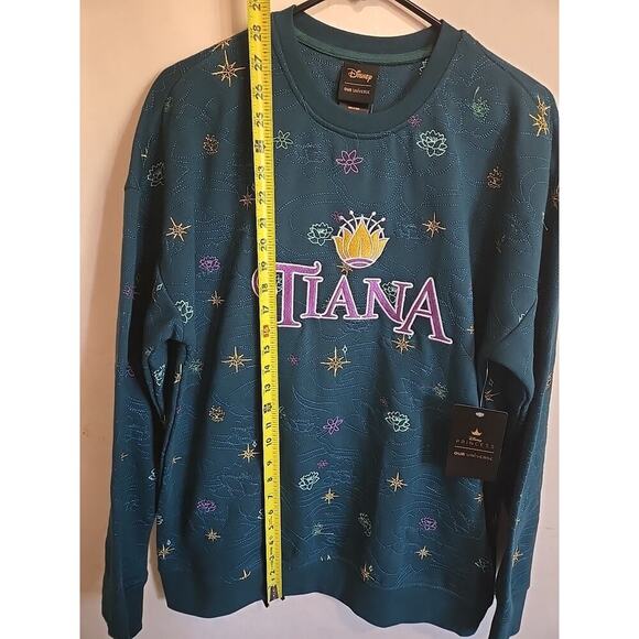 Boxlunch Disney The Princess and the Frog Tiana Embroidered Icons Sweatshirt S - Picture 7 of 9